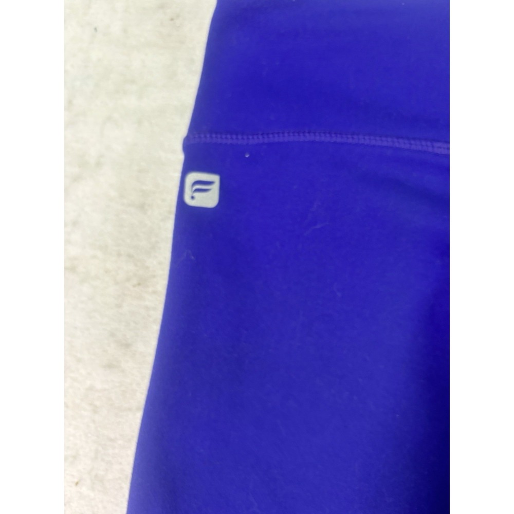 FABLETICS Cobalt Royal Blue Cropped Leggings 19" Size Med Activewear Yoga - Picture 7 of 7